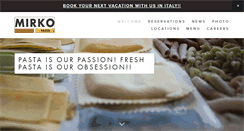 Desktop Screenshot of mirkopasta.com
